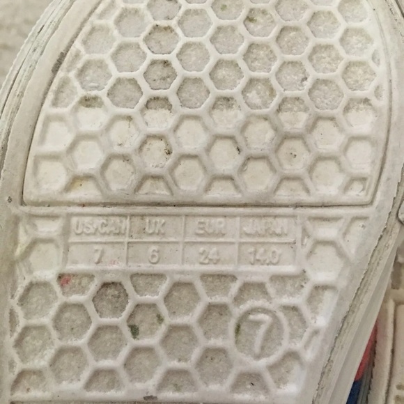 GAP Kids Color Stripes Slip-On Shoes Soft Sneakers Toddler Size US 7 EU 24 - Picture 7 of 11